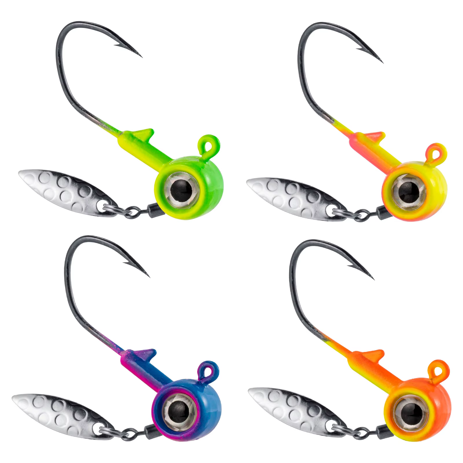 Underspin Jig Head con Spinner Blade para Crappie y Bass - imagen 5