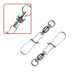 Giratorio de acero inoxidable con rodamientos para pesca
