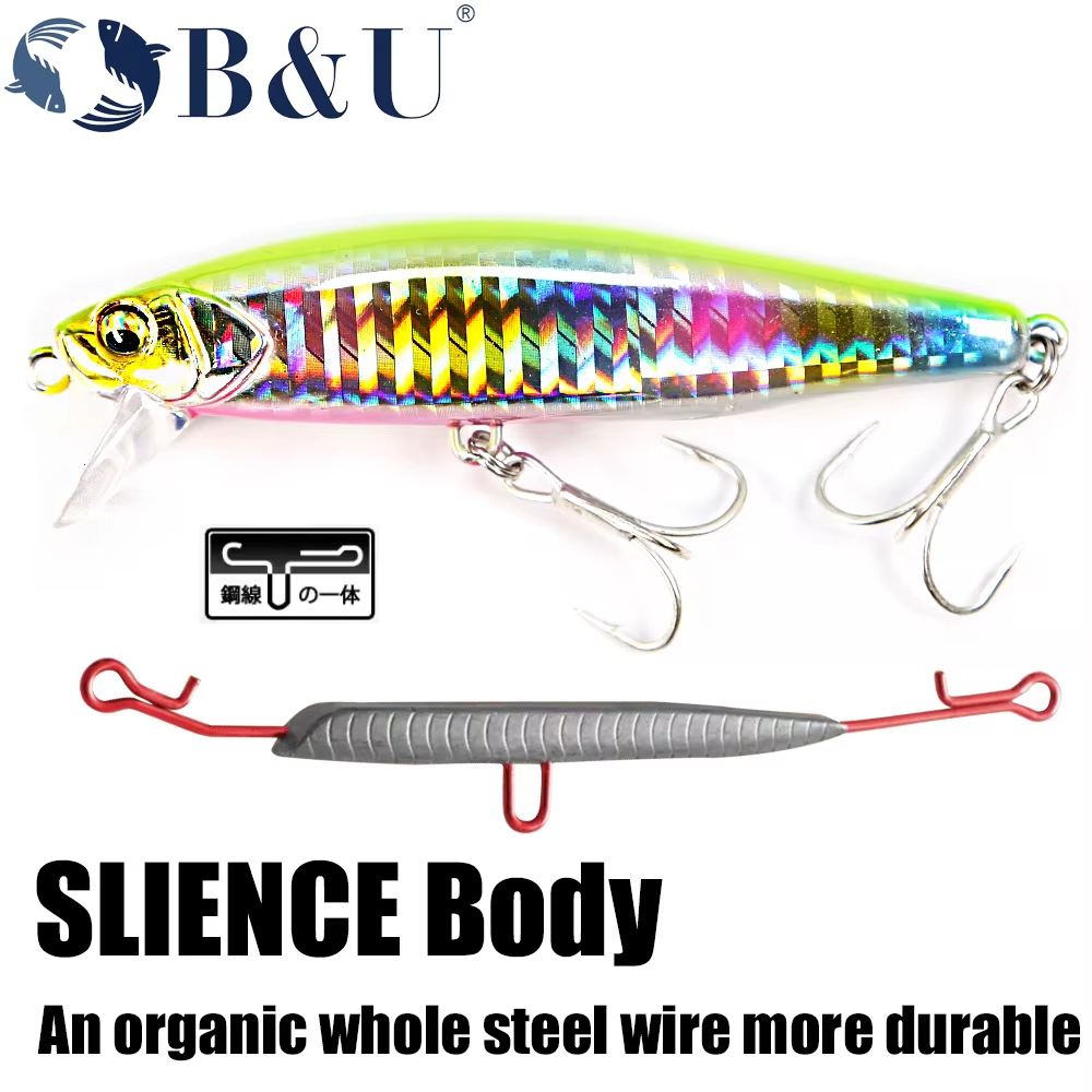 B&U Minnow Swimbait – Señuelo realista para depredadores - imagen 3