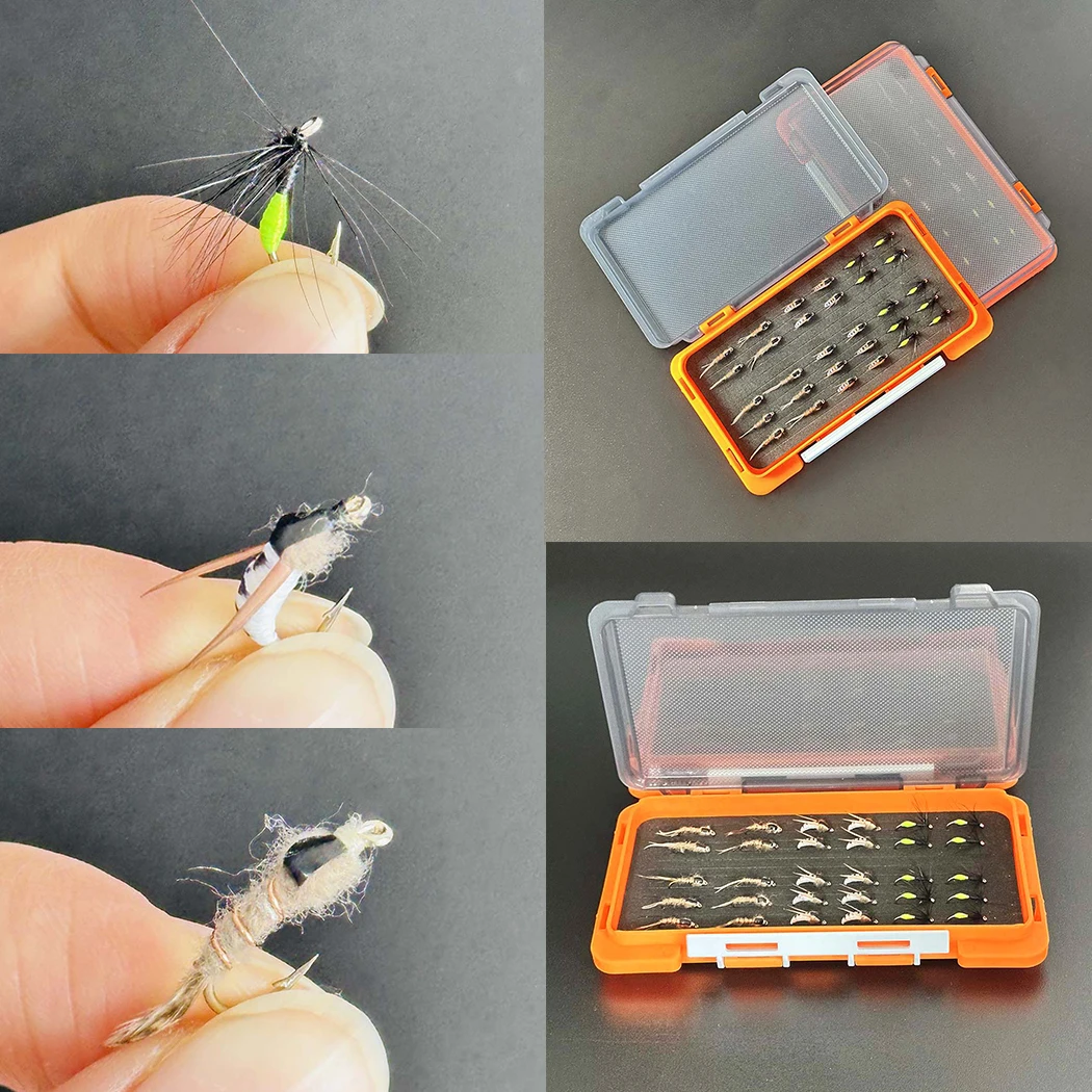 Kit de moscas artificiales para pesca con caña – trucha y salmón - imagen 3