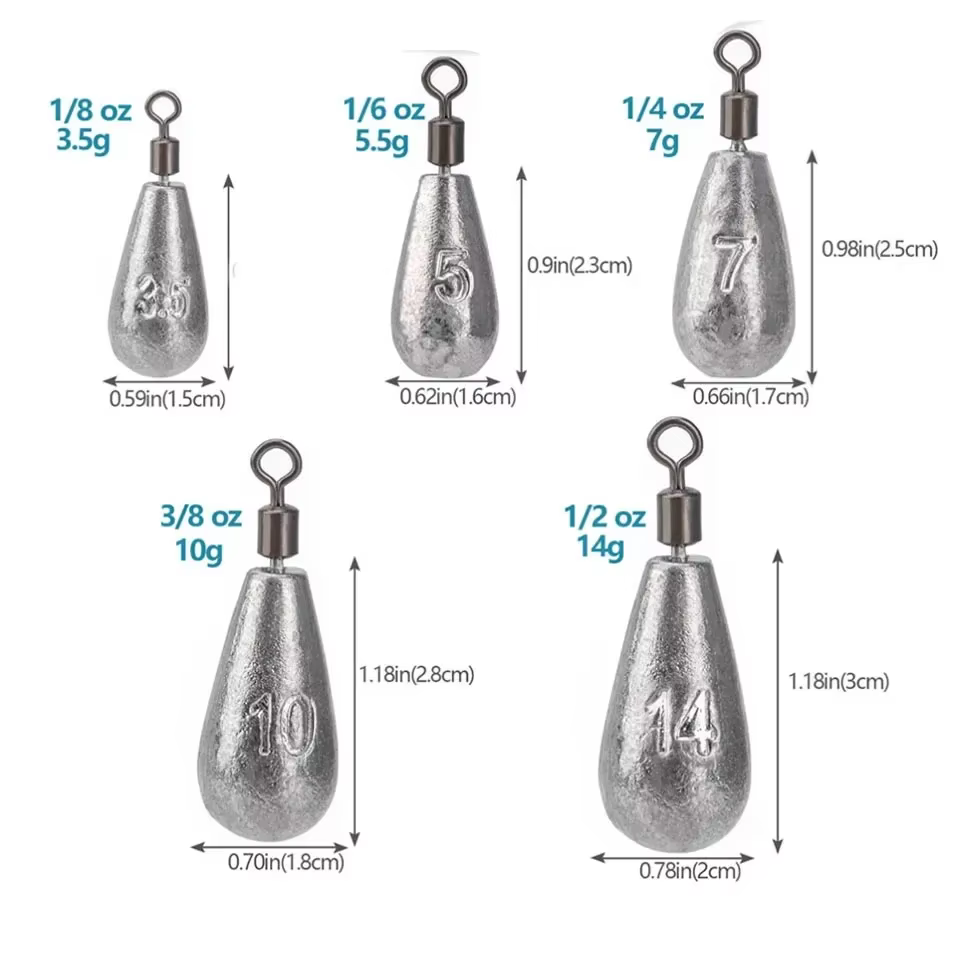 Plomos de pesca para aparejos variados - imagen 2