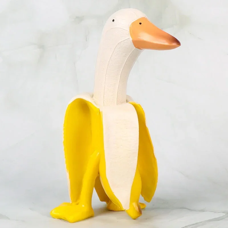 Detalle del pato plátano desde atrás