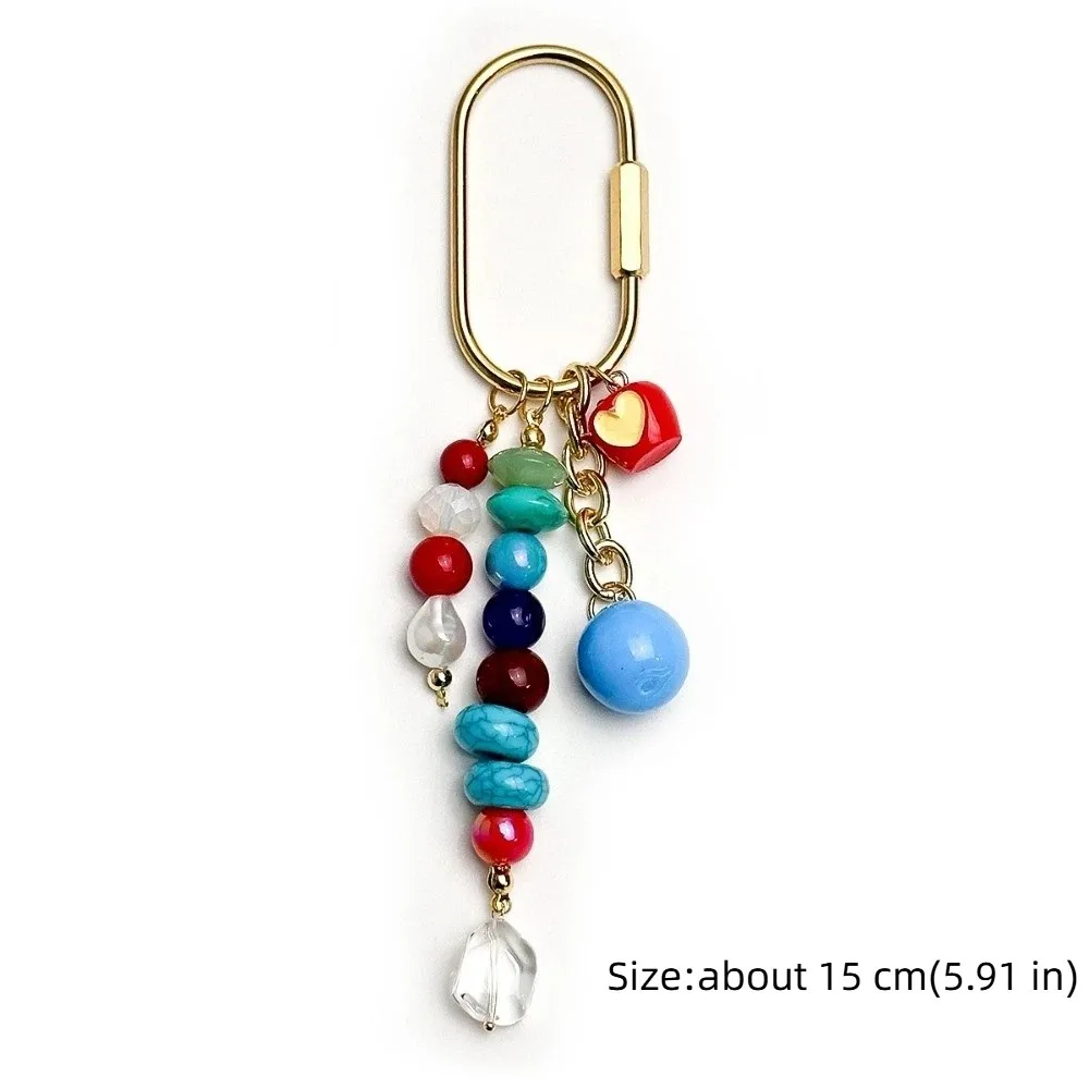 Llavero con colgante de conchas y cuerda estrella para bolso - imagen 5