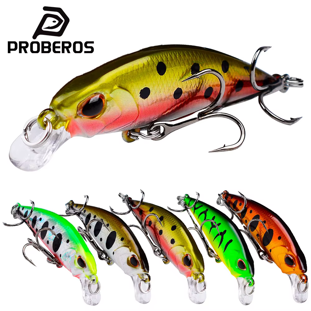 Proberos Mini Sinking Minnow – Jerkbait para trucha y lubina - imagen 4