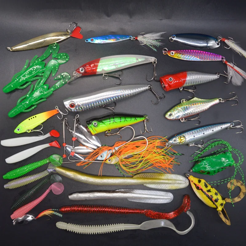 Caja de pesca con aparejos, cebos y accesorios - imagen 4