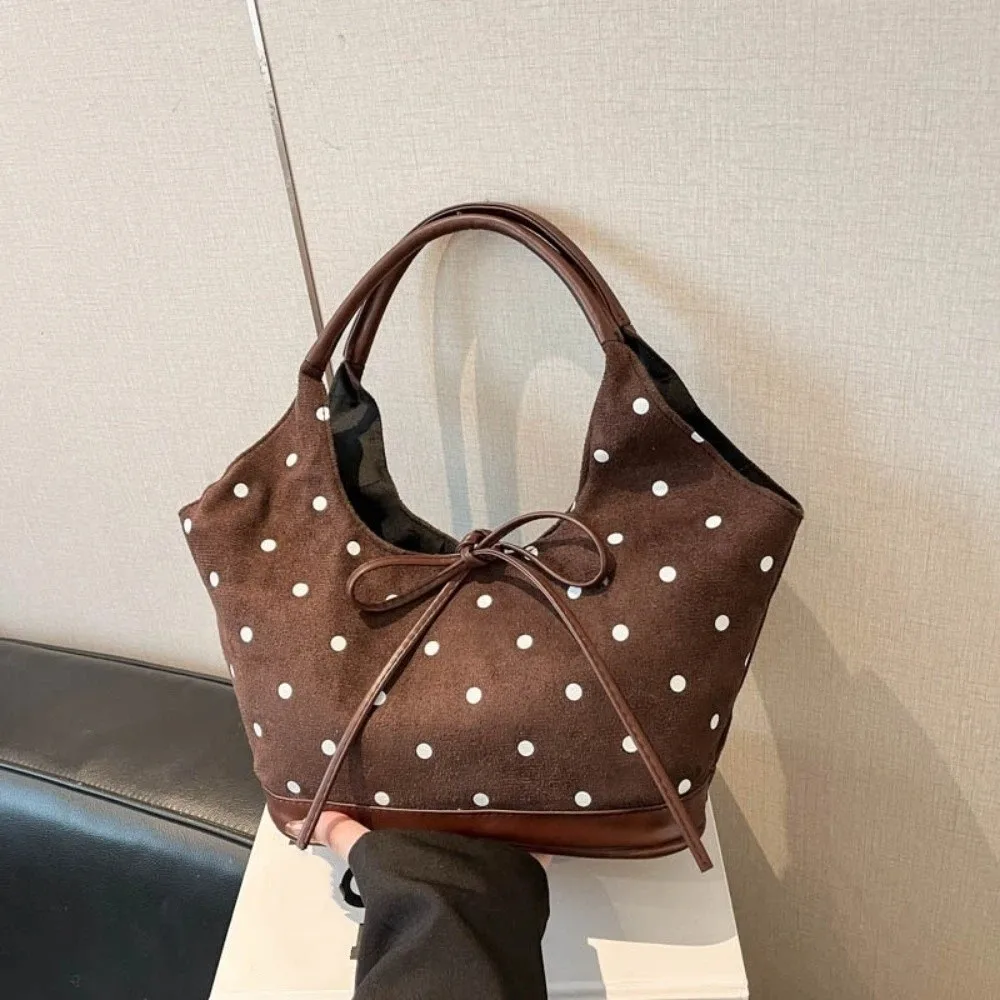 Bolsa de pesca bandolera ligera con estampado de puntos - imagen 2