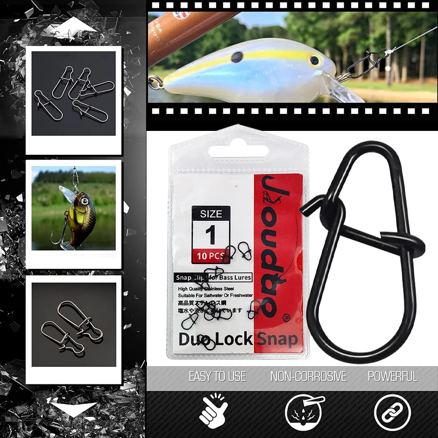 Duo Lock Snap Giratorio Inoxidable con Clip de Presión - imagen 5