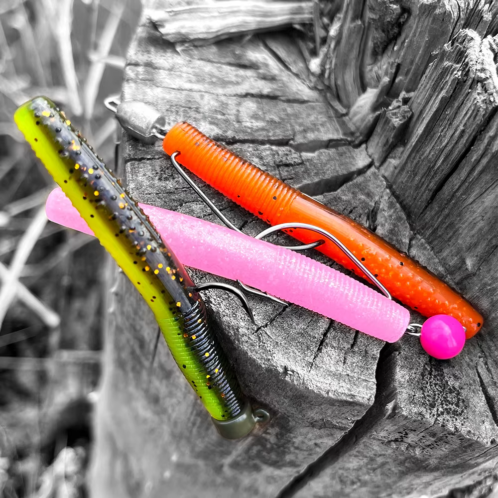 Spinpoler Senko Finesse Vinilo Ned Stickbait para Black Bass y Lucio - imagen 5