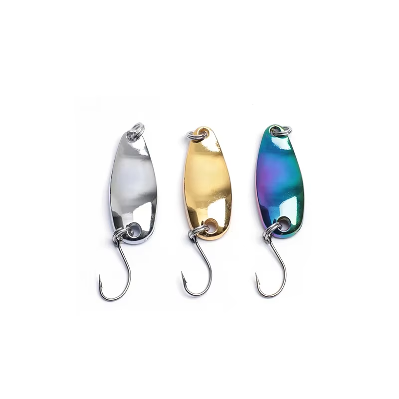 Mini Wobbler Spinnerbait con lentejuelas y cuchara para pesca