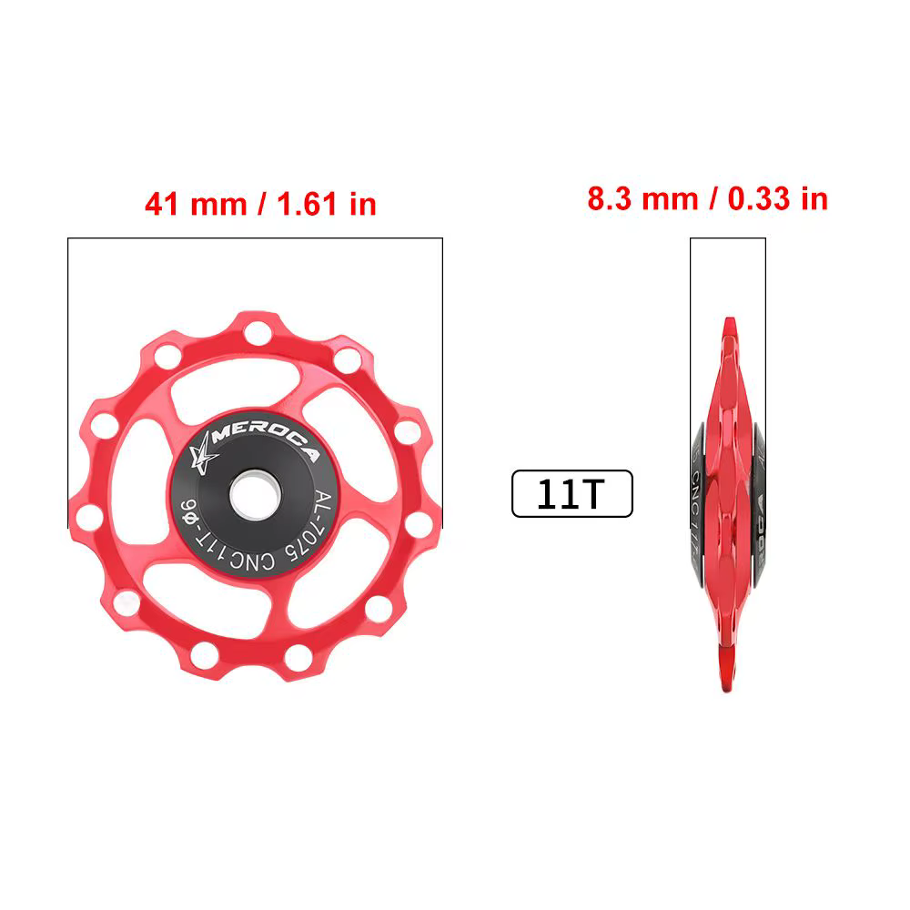 Rodillo Guía Desviador Trasero Bicicleta – Eje 4/5/6mm - imagen 5