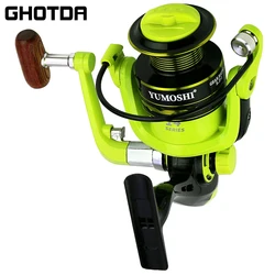 Carrete Ghotda spinning agua salada – 5.2:1 velocidad, potente ultrligero