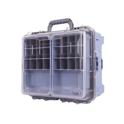 Caja de pesca Seaknight rígida de tres capas, gran capacidad