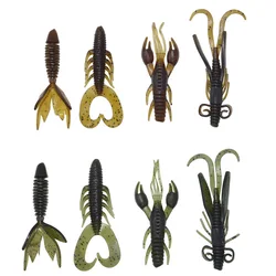 Wobbler curricán lubina – 6cm 8g senuelo blando camaron