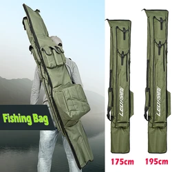Bolsa larga para caña de carpa impermeable Oxford 1000D plegable