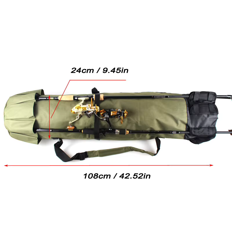 Bolsa portacañas profesional – Cilindro Oxford con portacarretes - imagen 3