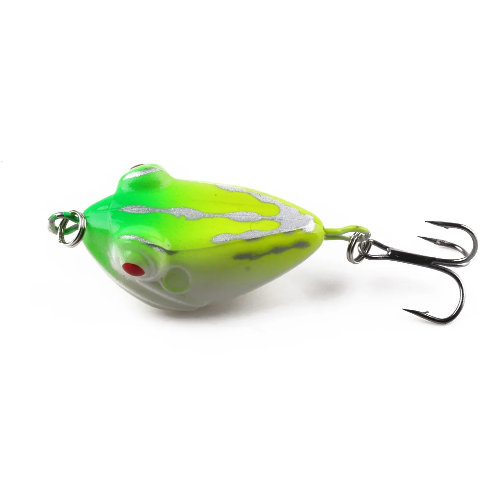 Pack completo de señuelos rana para pesca de lubina