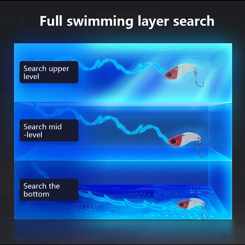 Señuelo VIB metálico con recubrimiento UV para trucha y black bass - imagen 2