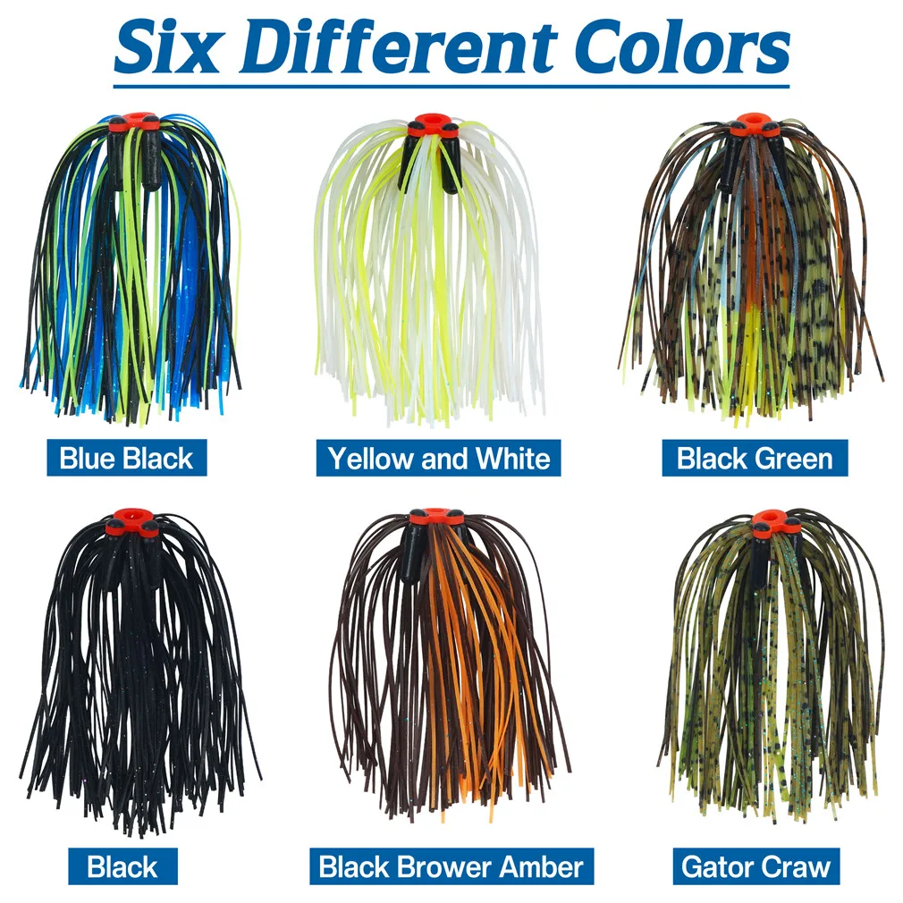 Chatterbait de silicona con campana y sonajero para lubina - imagen 4