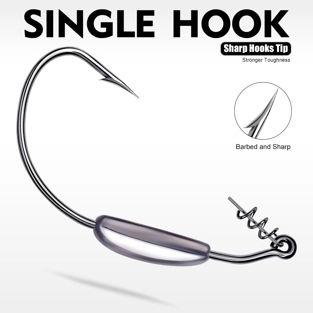 Plomos de Pesca Profunda con Jig Head y giradores Sunlure - imagen 4