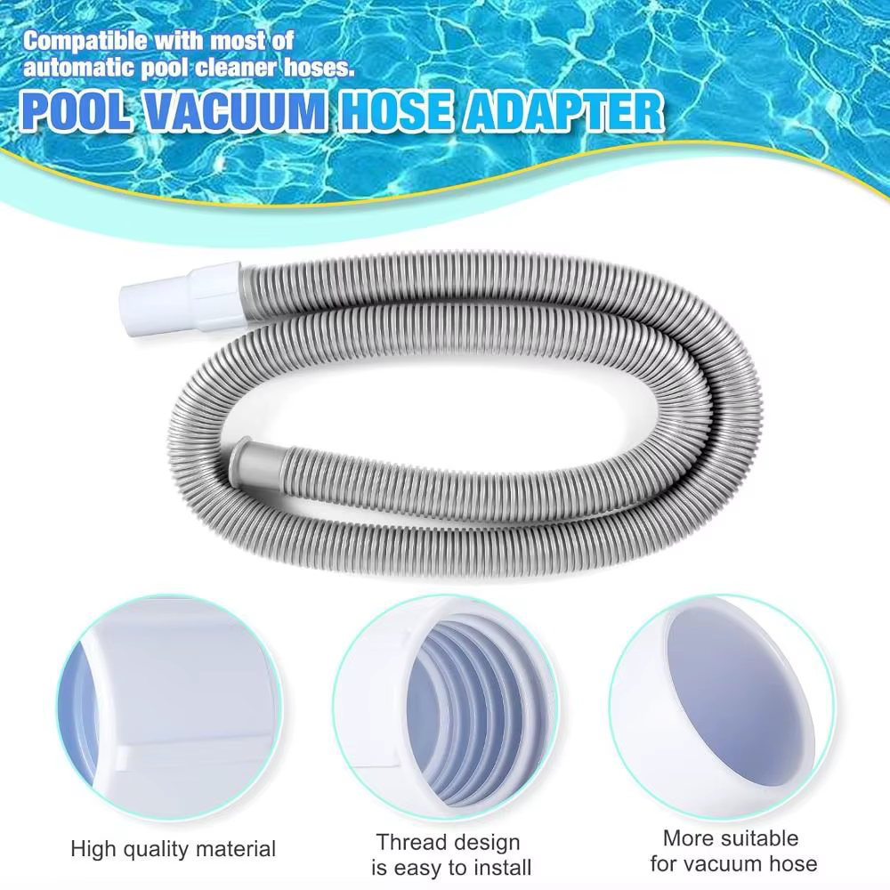 Conector de manguera para piscina blanco – Unión de 1¼ a 1½ pulgadas - imagen 3