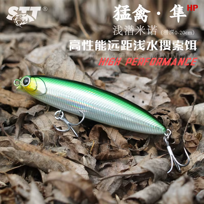 STT Raptor Minnow – Wobbler flotante de largo alcance - imagen 2