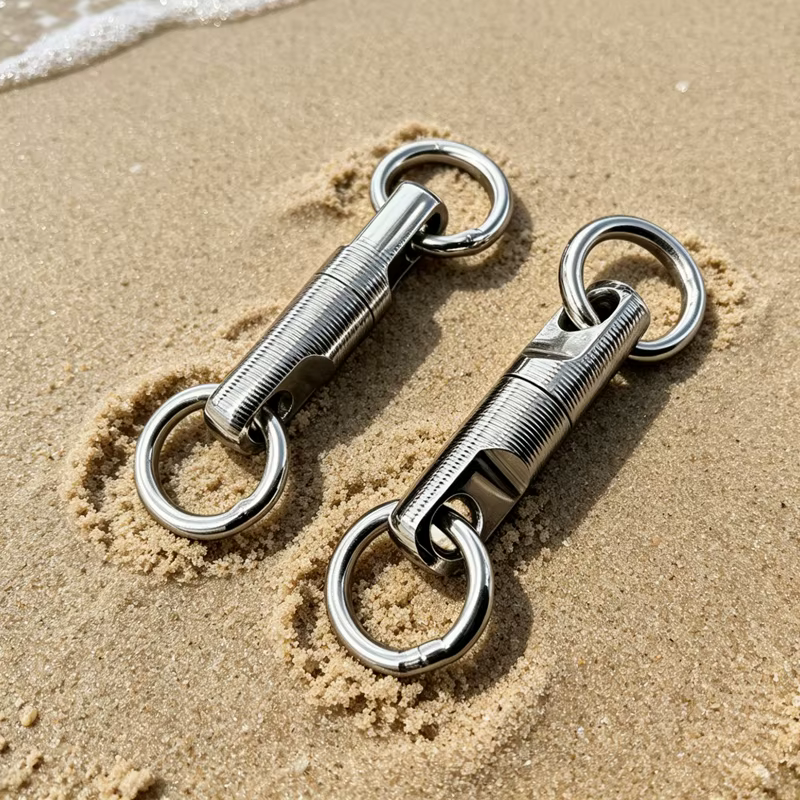 Emerillos inox con rodamiento – Conector seguro para pesca