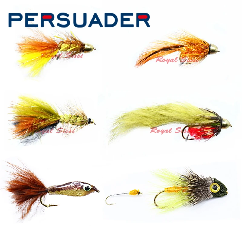Señuelos de pesca con mosca Persuader imitación sanguijuela y pez - imagen 4