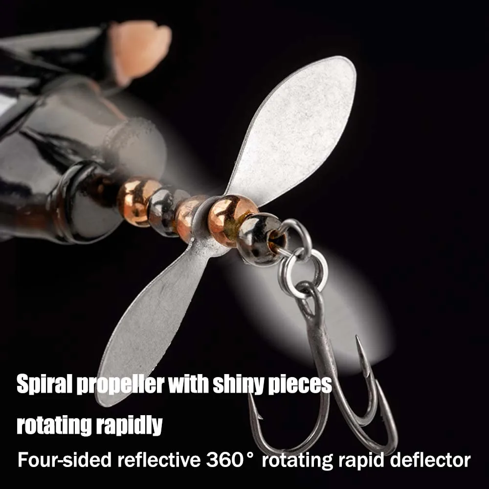 Señuelo topwater JSFUN para pesca de lucio en superficie