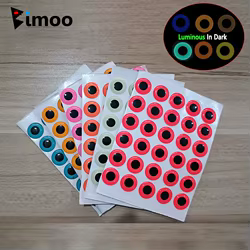 Bimoo Epoxi Luminoso Ojos 3D – Material Moscas Streamer Agua Salada