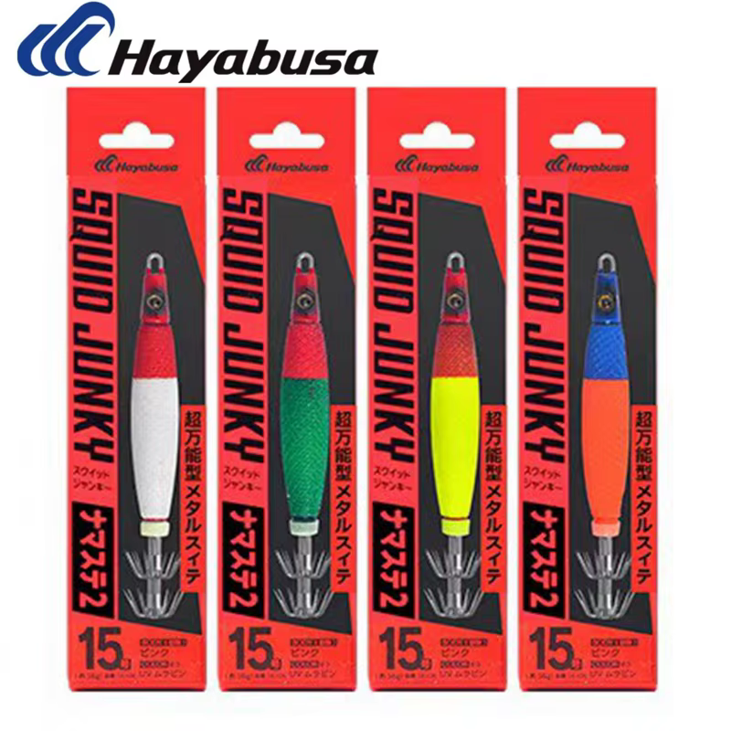 HAYABUSA Wood Shrimp SR406 – Jibionera para calamar en profundidad - imagen 2