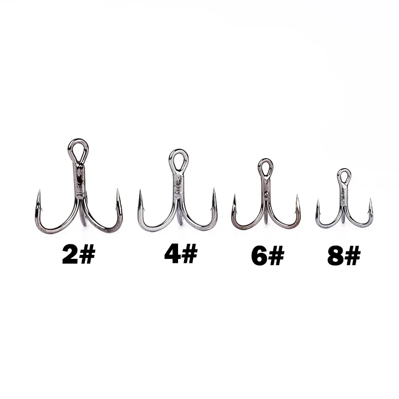 Anzuelos triples 6X fuerte – Acero carbono super afilados pesca marina