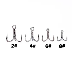 Anzuelos triples 6X fuerte – Acero carbono super afilados pesca marina