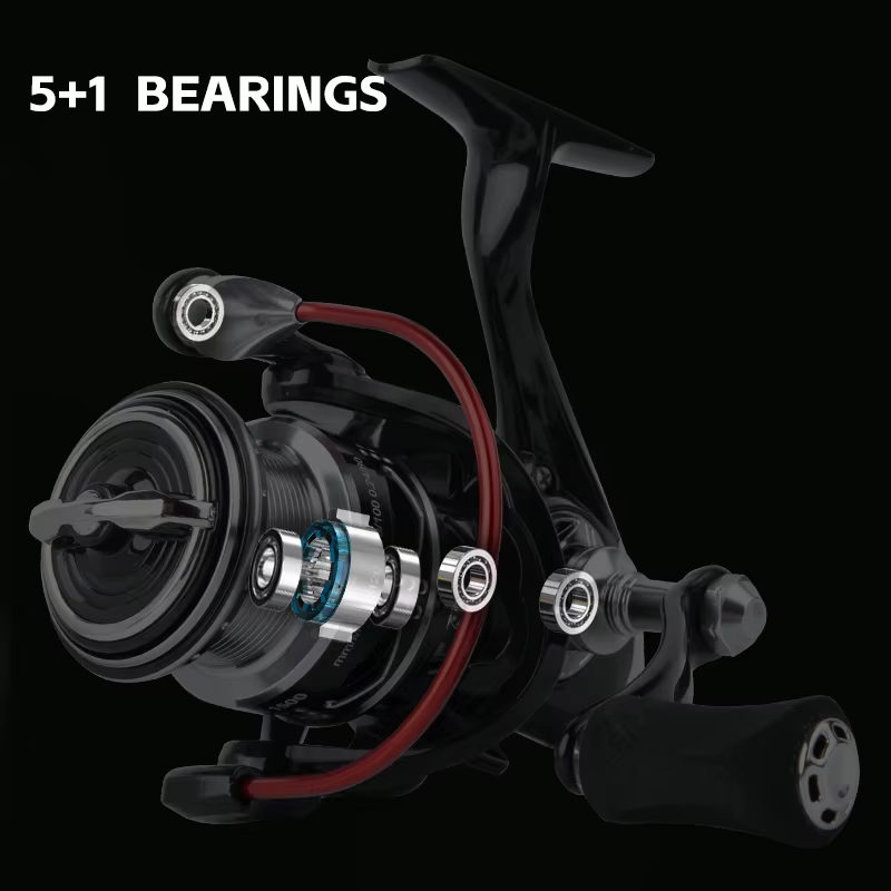 Carrete de pesca Billings bobina baja/alta metálica para dulce y salada - imagen 2