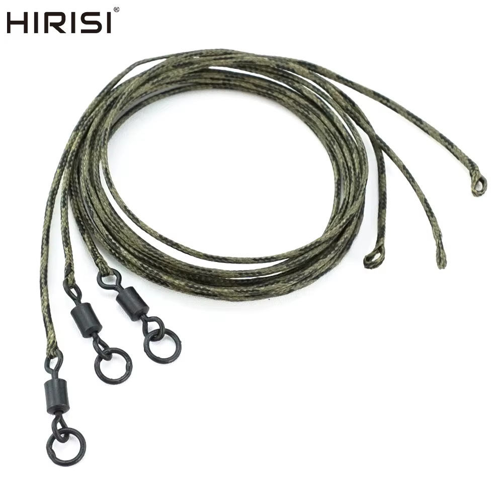Hirisi Leadcore 45lb – Aparejo giratorio de carpa listo para pescar - imagen 3