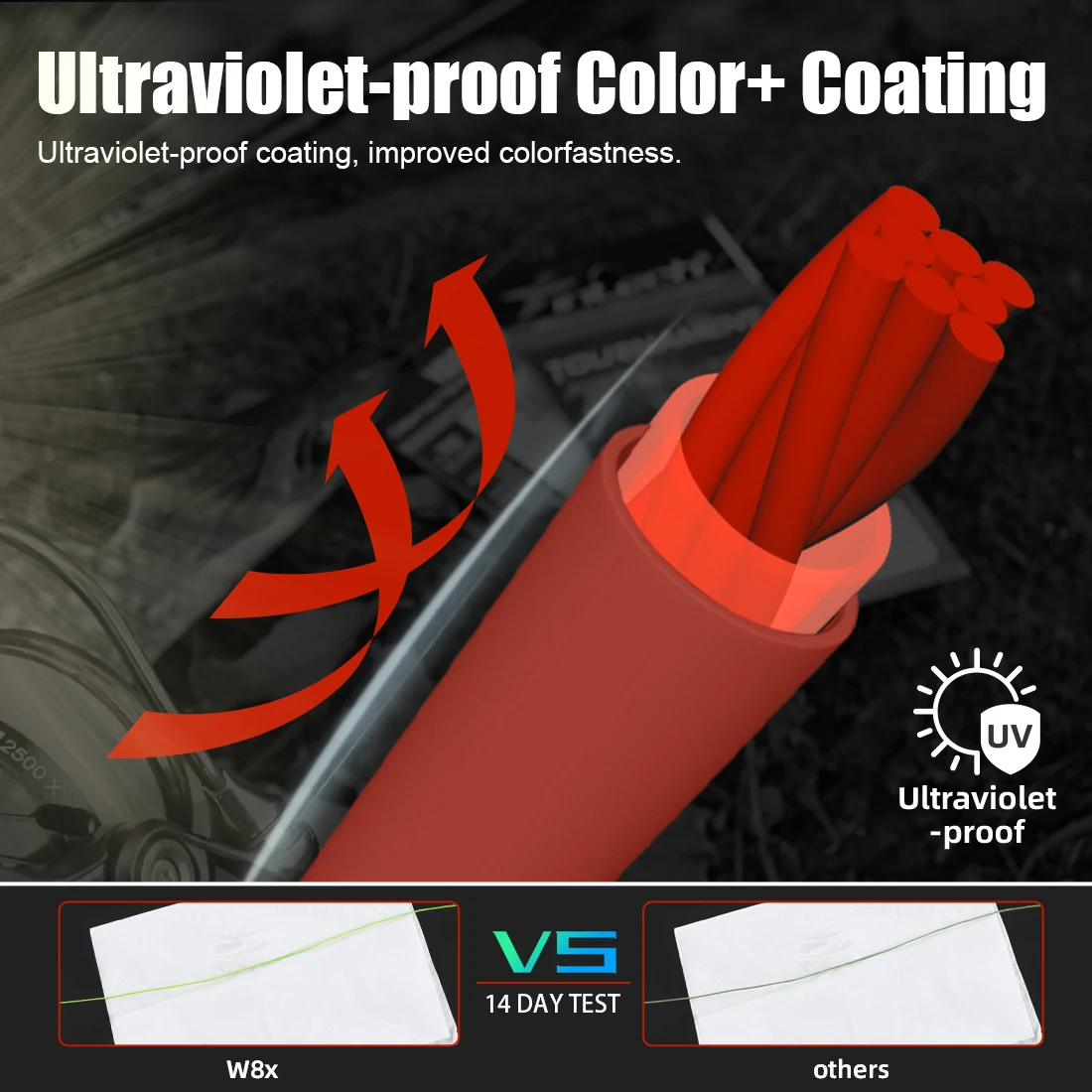 Línea PE SeaKnight Brand X8 Super Strong – anti-UV y agua salada - imagen 4
