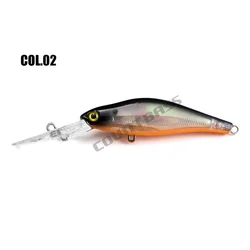 Countbass Hundimiento Minnow 65 mm – Señuelo sinking para lubina