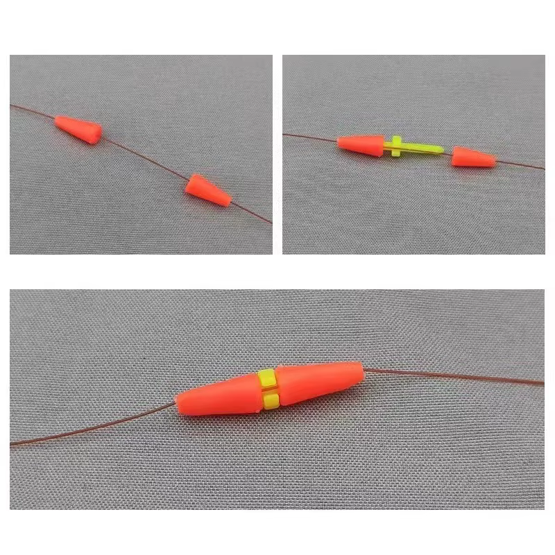 Topes flotantes anti-giro profesionales para línea de pesca - imagen 2