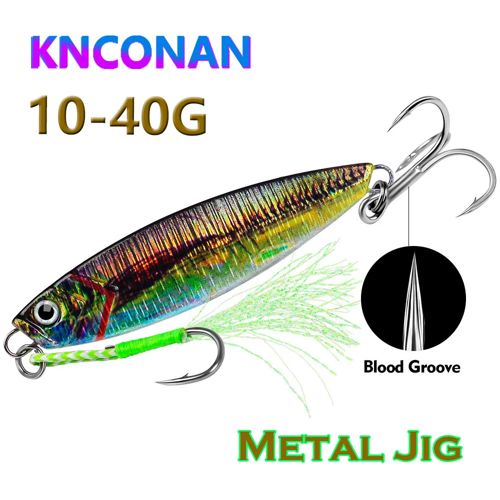 Jig Metálico de Hundimiento Rápido para Pesca Vertical y desde Costa - imagen 4