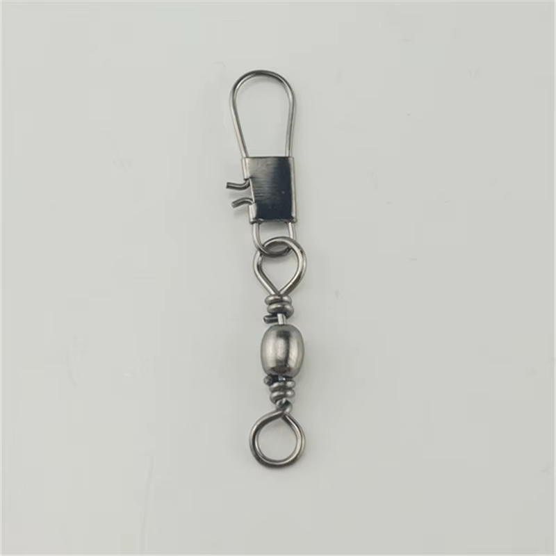 Giratorios de barril para lucio – Conector de señuelos en acero - imagen 3