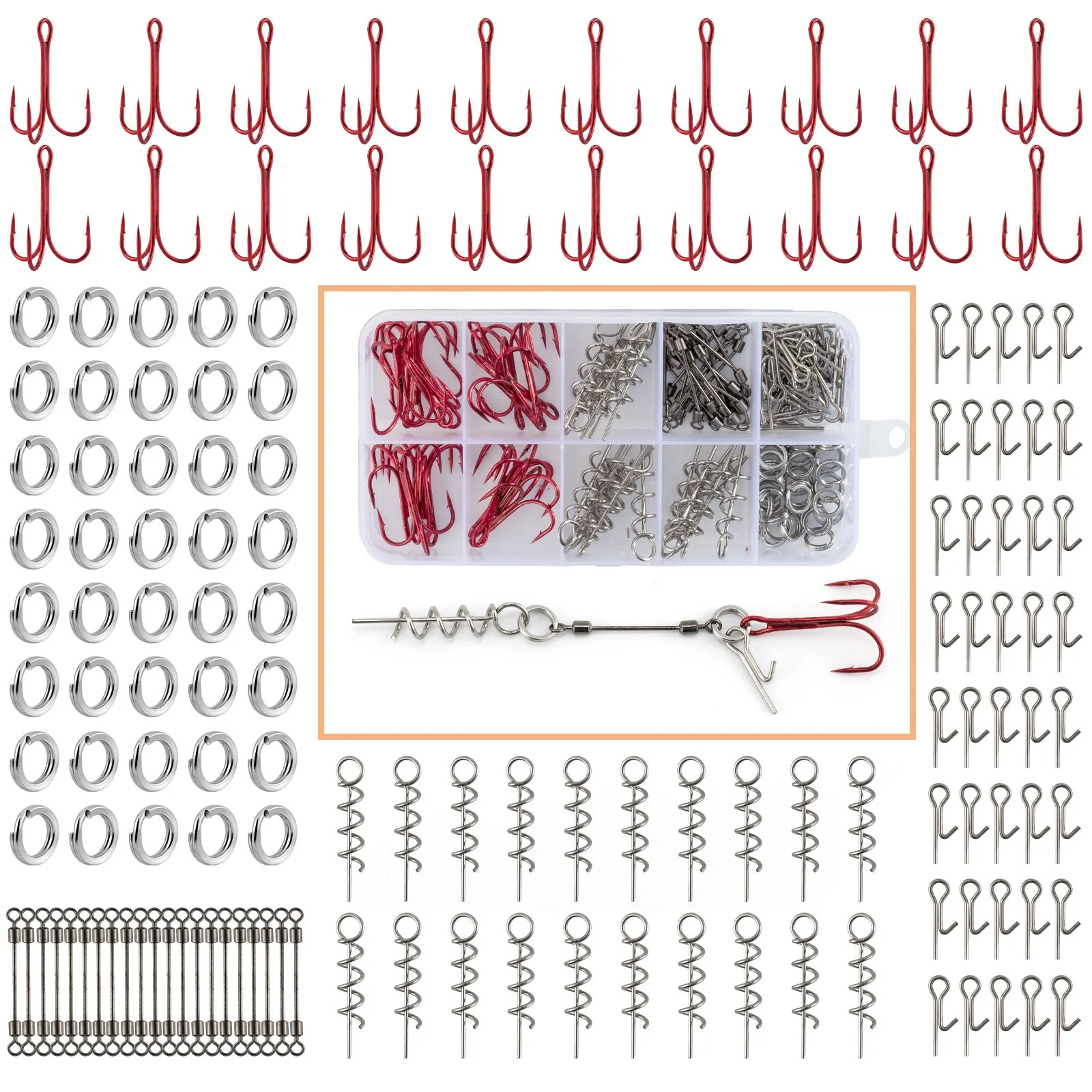 Kit Aparejos Acero Inoxidable para Lucio Lubina Perca