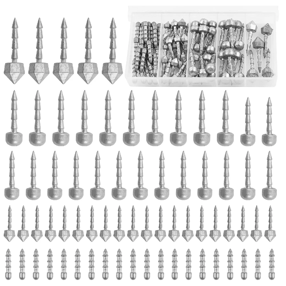 Pesas Wacky Worm tipo clavo insertables para Neko Rig y trucha - imagen 2
