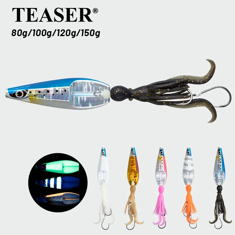 TEASER J136 Inchiku Jig Luminoso Rock Hopper para jigging - imagen 4