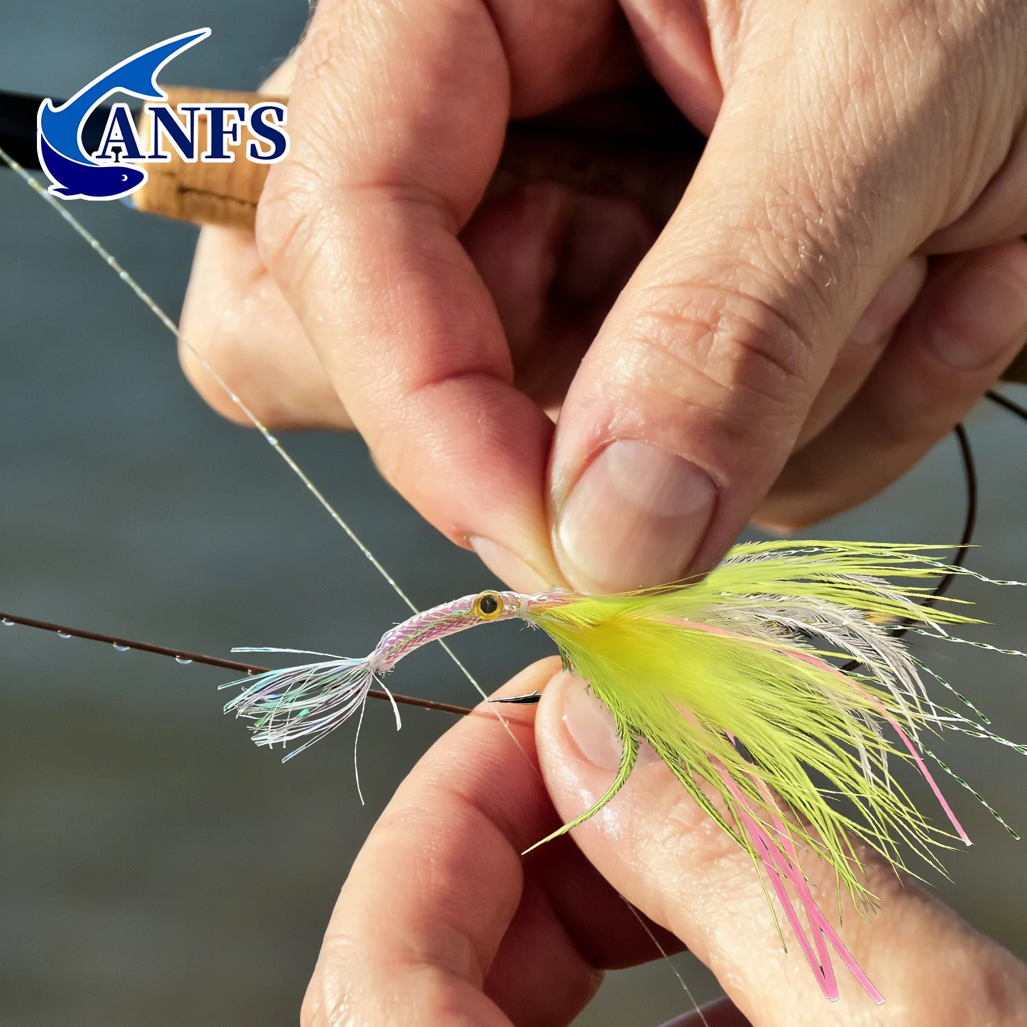 ANFS Moscas húmedas para pesca en agua salada – atadas a mano - imagen 4