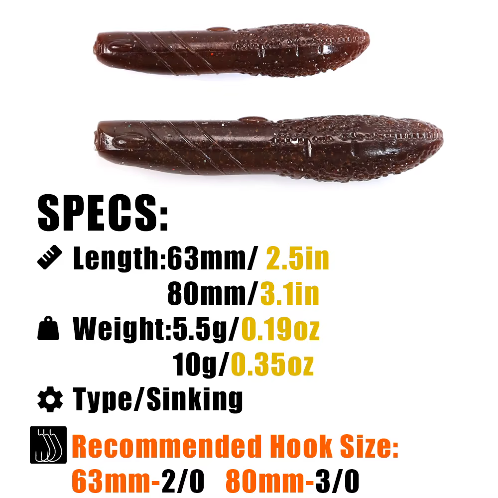 B&U Gusano Marino Hundidor – Cebo blando para mar - imagen 2