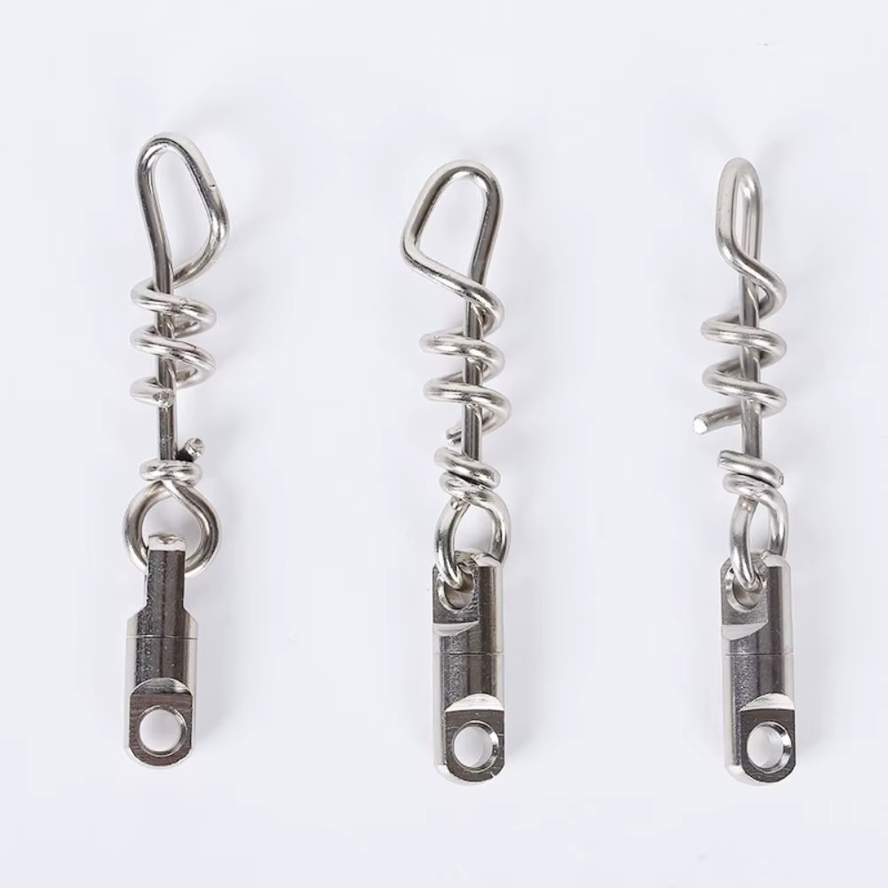 Conectores de pesca a presión – Broches giratorios, acero inoxidable - imagen 4