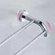 Toallero doble de acero inoxidable para baño de pared - imagen 3