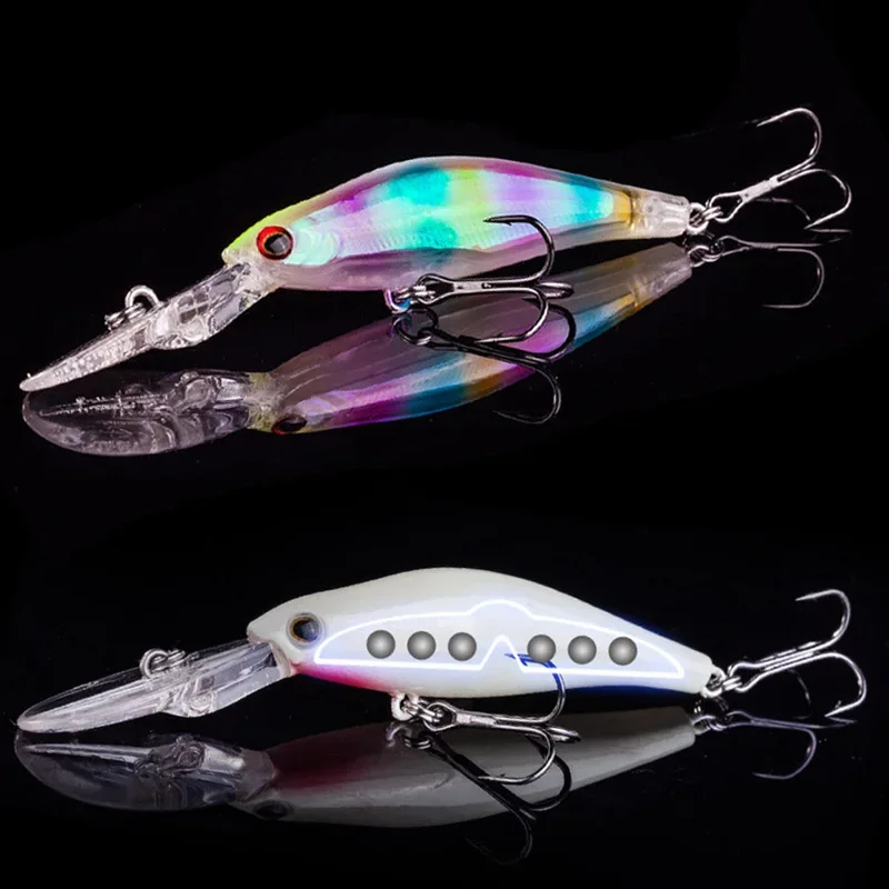 Wobbler hundido pececillo para lubina y carpa — cebo crankbait