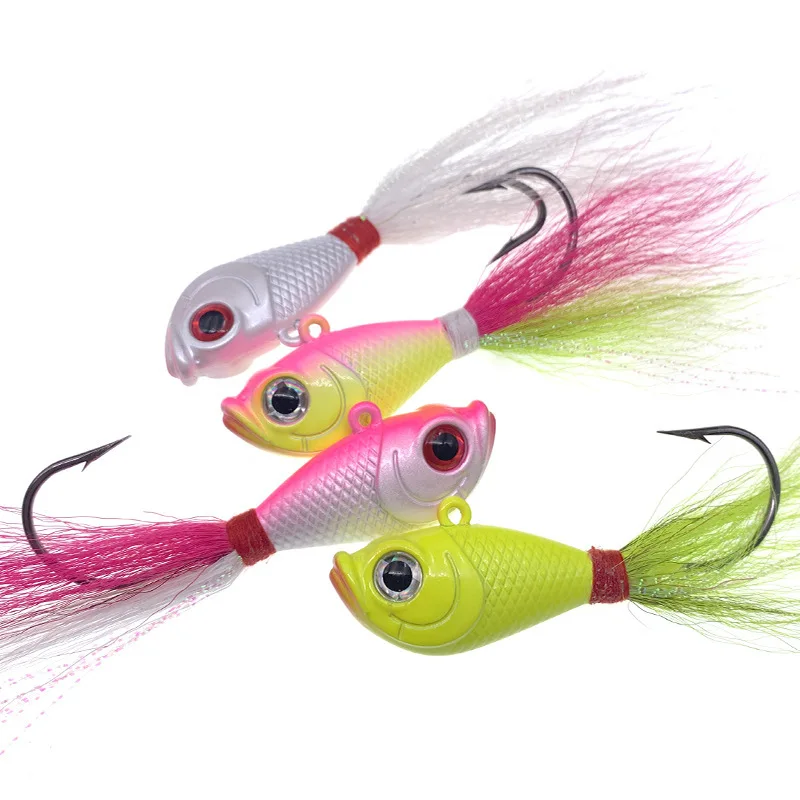 Anzuelo pluma para pesca mosca: jigs con pelo ciervo - imagen 4