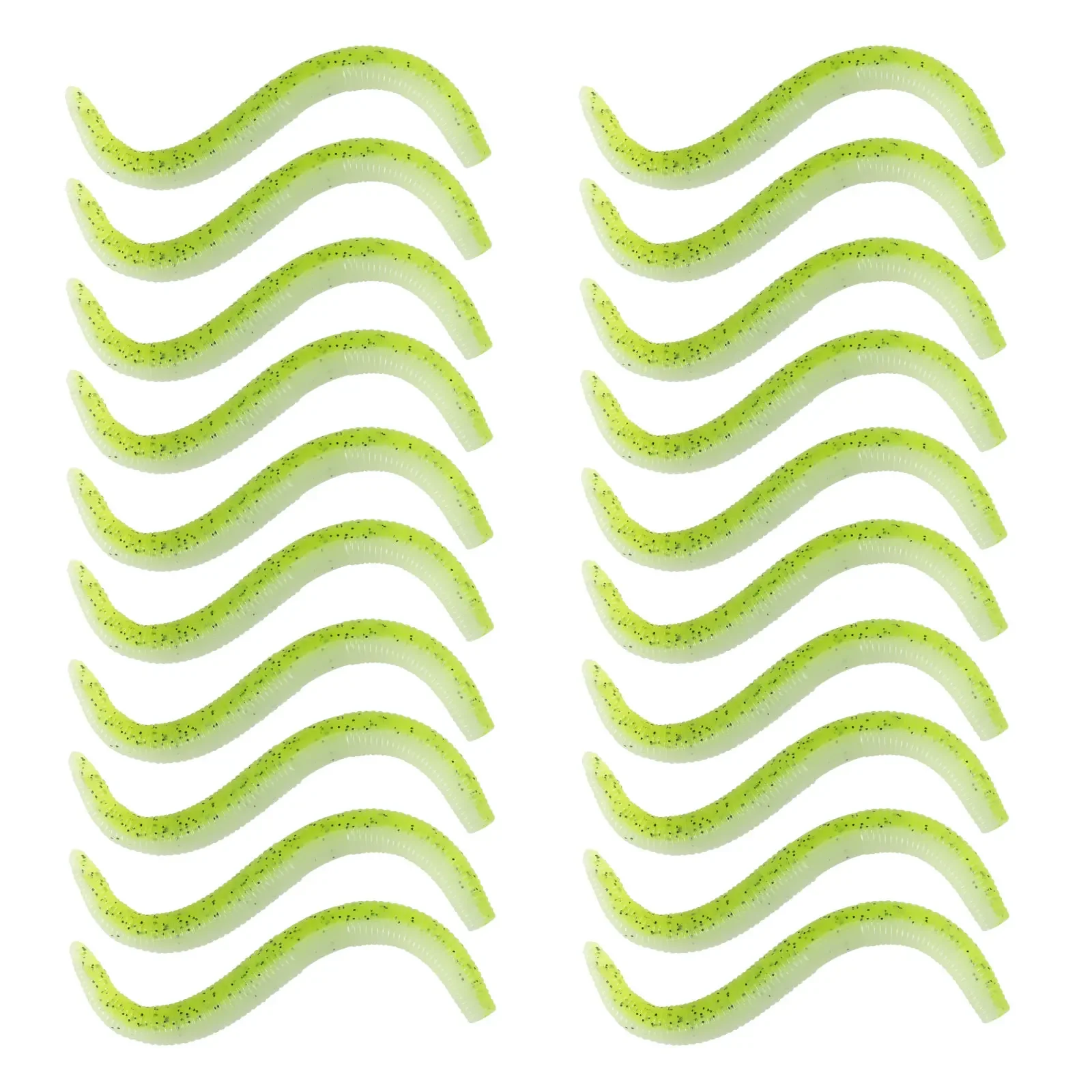 Lombriz artificial blanda de 4 pulgadas
