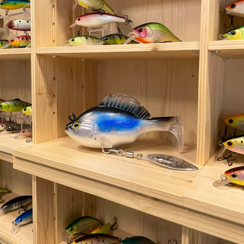 Sleeper Gill Swimbait con Jig Head – Señuelo Vinilo Cola en T 10-32g - imagen 5